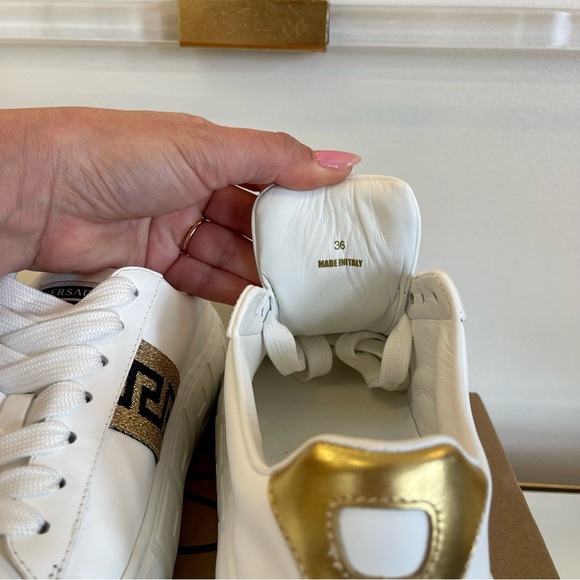 Authentic Versace Women’s Sneakers Size 6 - Picture 4 of 5
